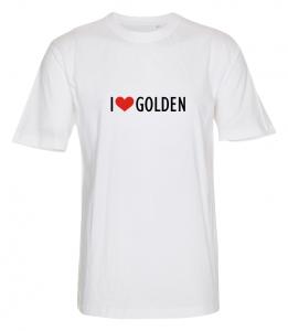T-shirt "I Love" Golden