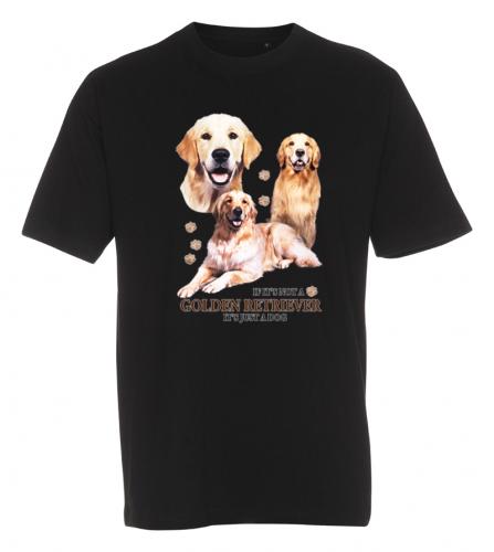 T-shirt med Golden Retriever