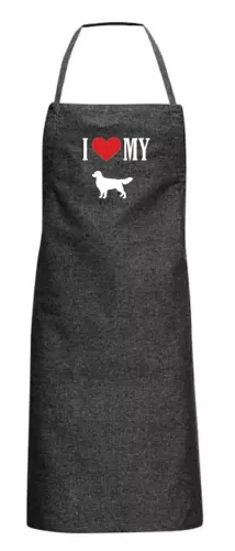 Förkläde med Golden Retriever