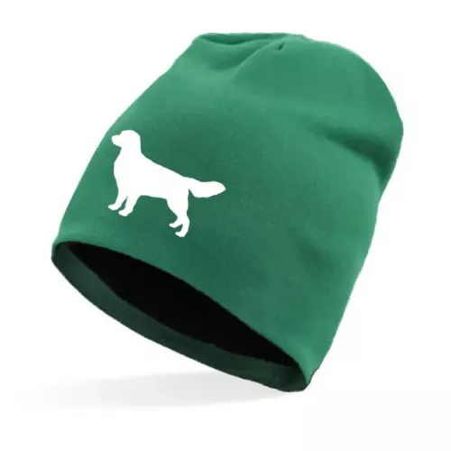 Fleecefodrad Mössa med Golden Retriever