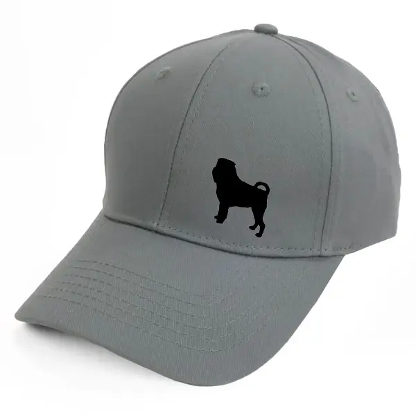 Keps med en Griffon Bruxellois