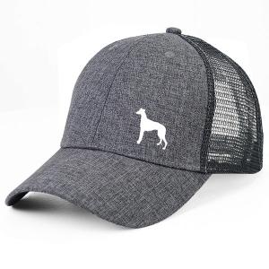 Gråmelerad Keps med Greyhound