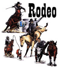 T-shirt med hästmotiv