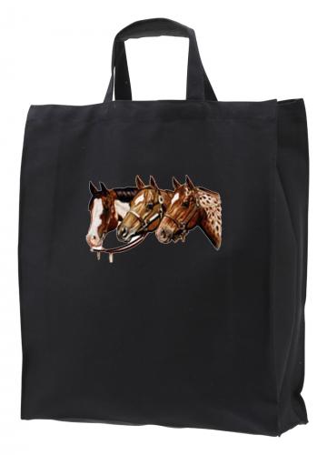 Tygkasse med hästmotiv