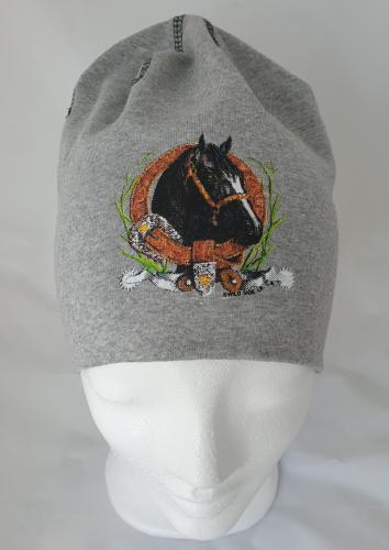 Mössa med Hästmotiv