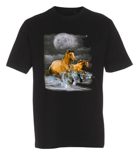 T-shirt med Hästmotiv