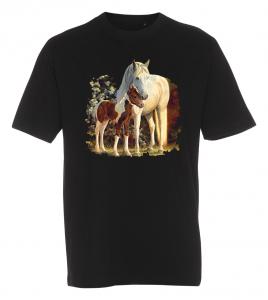 T-shirt med Hästmotiv