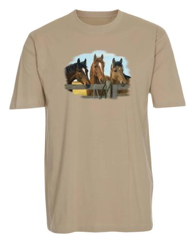 T-shirt med Hästmotiv