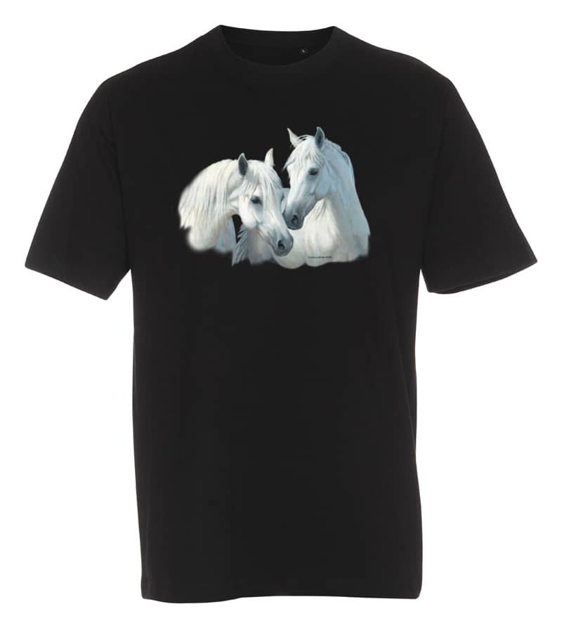 T-shirt med Hästmotiv