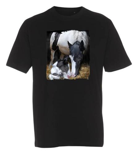 T-shirt med Hästmotiv