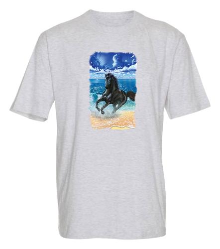 T-shirt med Hästmotiv