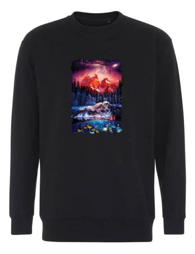 Collegetröja Horses in another world