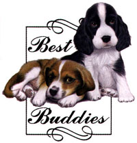 T-shirt i barnstorlek med hundmotiv