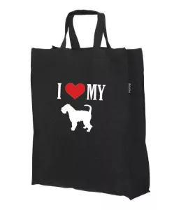 Shoppingkasse med Irish Softcoated Wheaten Terrier