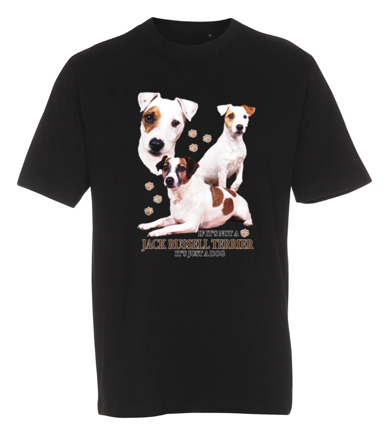 T-shirt med Jack Russel Terrier