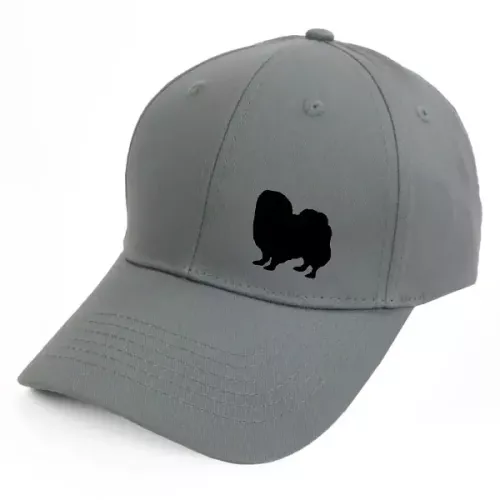 Keps med en Japanese Chin