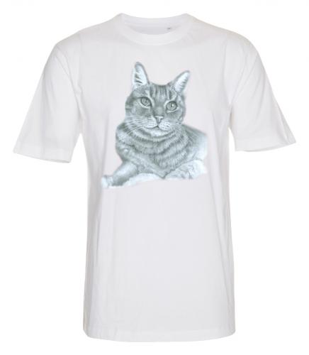 T-shirt med Kattmotiv