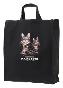 Tygkasse med Main Coon
