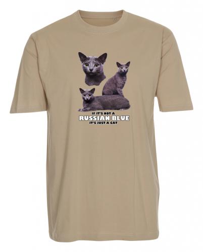 T-shirt med Russian Blue