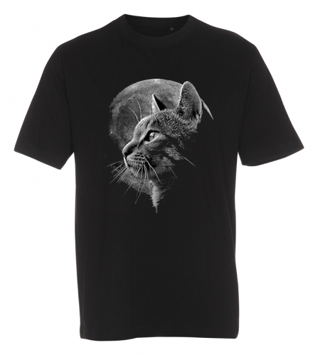 T-shirt med Kattmotiv