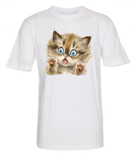 T-shirt i barnstorlek med Kattmotiv
