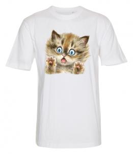 T-shirt med Kattmotiv
