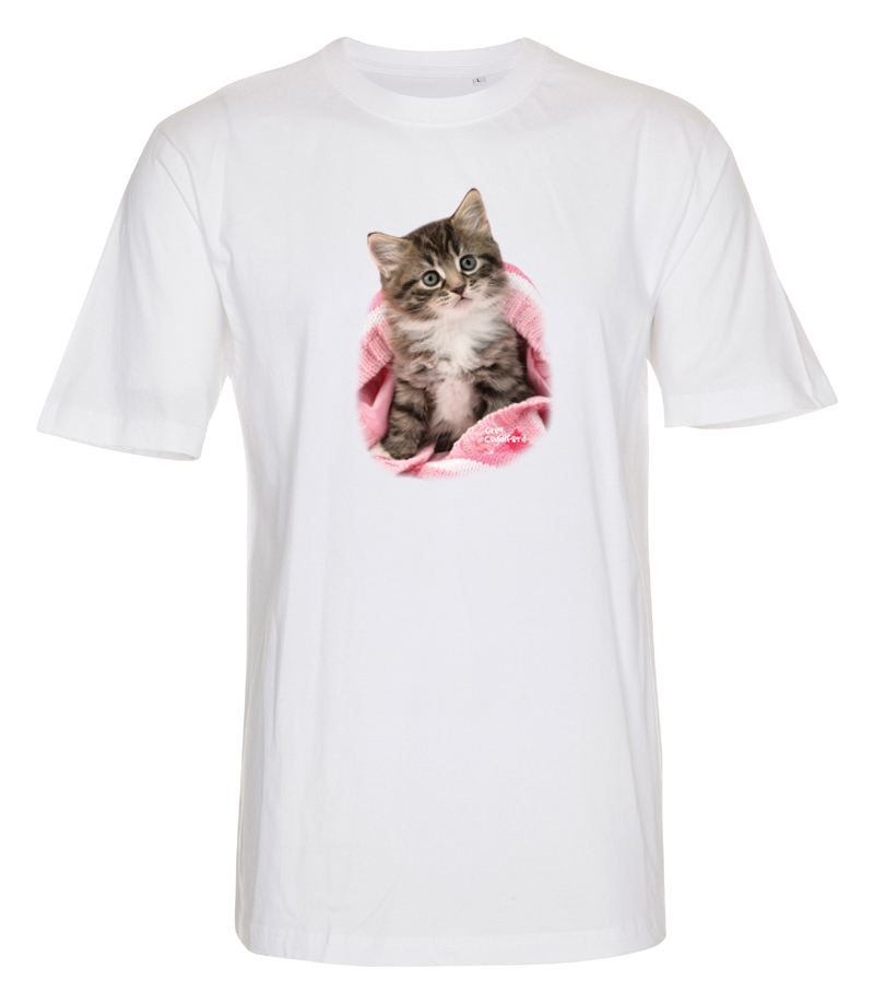 T-shirt med Kattmotiv