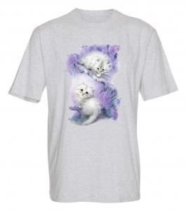 T-shirt med Kattmotiv storlek M