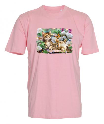 T-shirt i barnstorlek med Kattmotiv