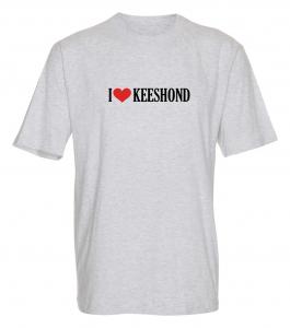 T-shirt "I Love" Keeshond
