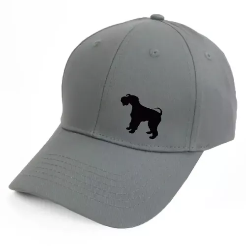 Keps med en Kerry Blue Terrier