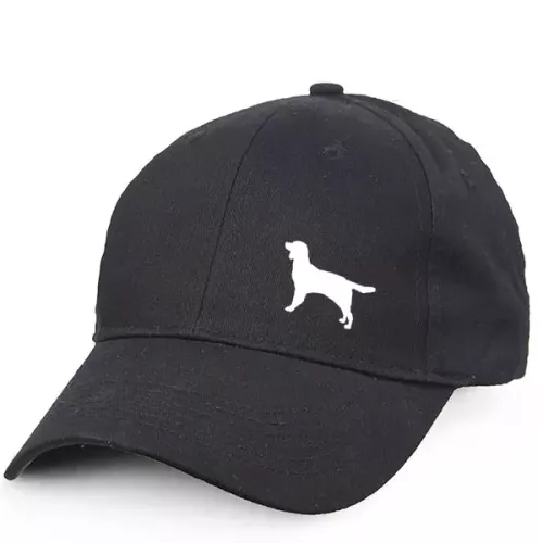 Keps med en Kleiner Münsterländer