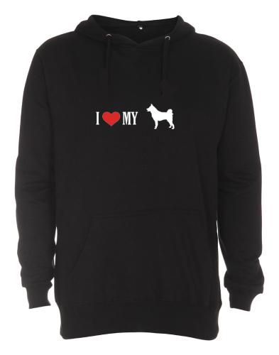 Hoodie med Karelsk Björnhund