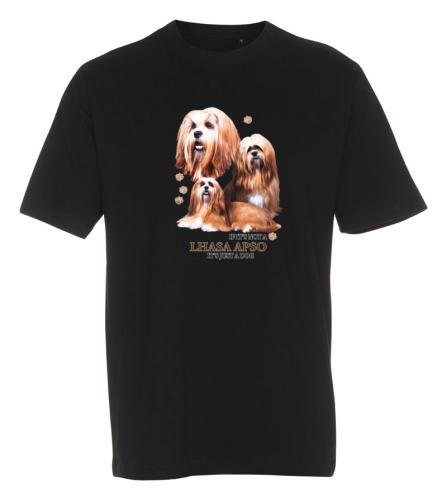 T-shirt med Lhasa Apso
