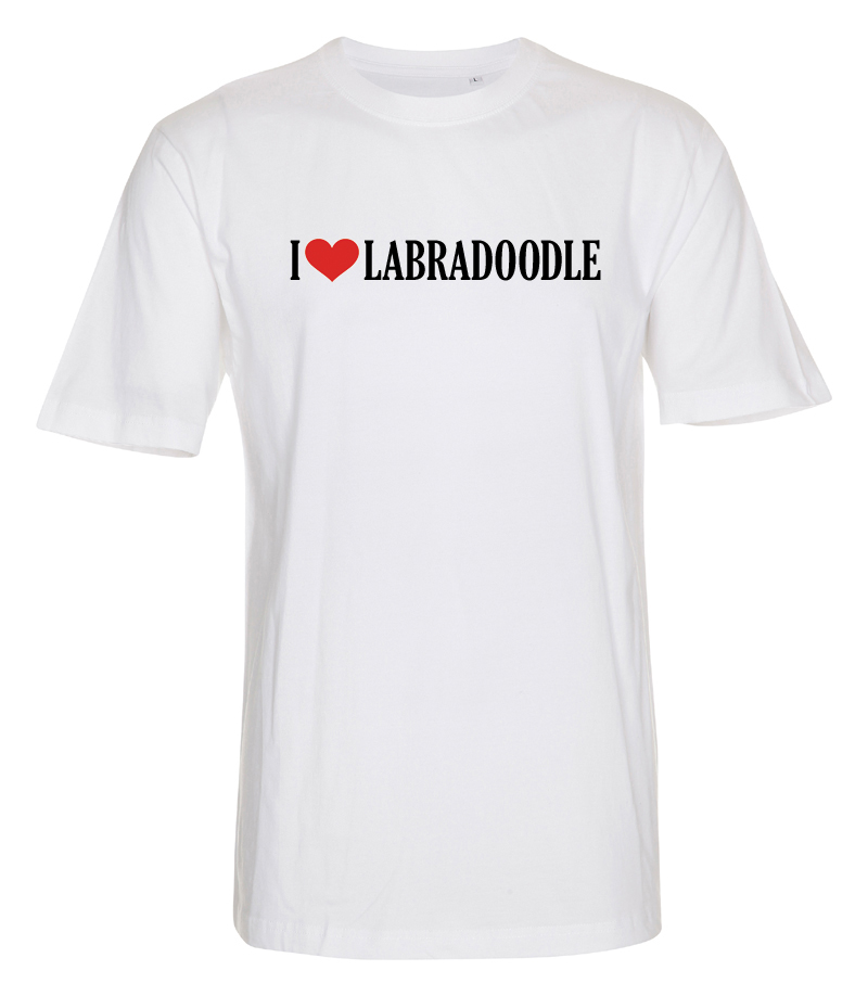 T-shirt "I Love" Labradoodle