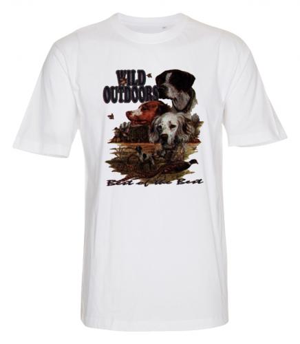 T-shirt med hundmotiv