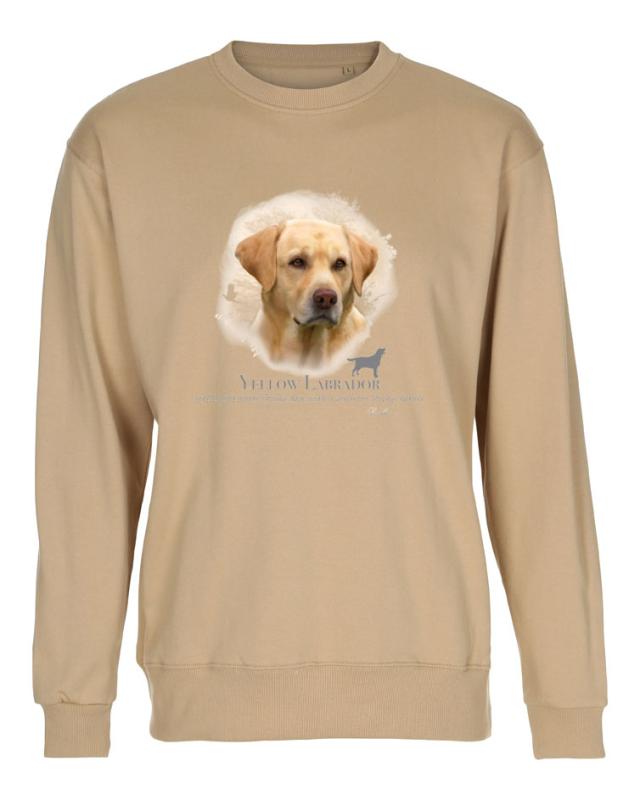 Collegetröja med Labrador