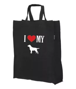 Shoppingkasse med Labrador
