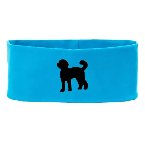 Pannband med Labradoodle