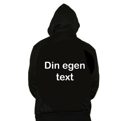 Luvtröja med egen text stil 2