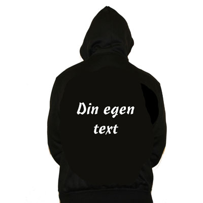 Luvtröja med egen text stil 3