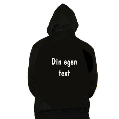 Luvtröja med egen text stil 4