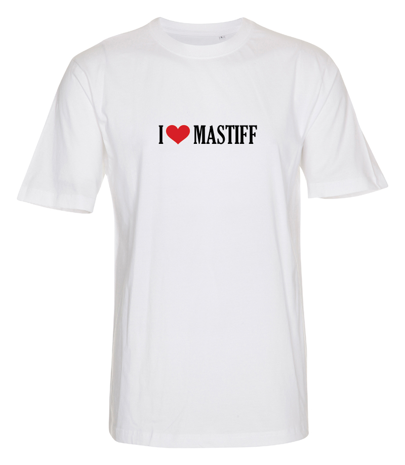 T-shirt "I Love" Mastiff