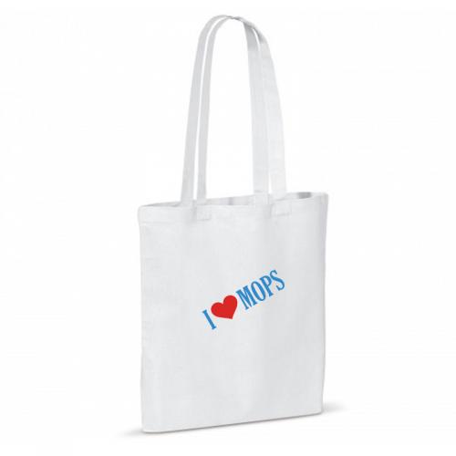 Strandkasse "I Love" Mops
