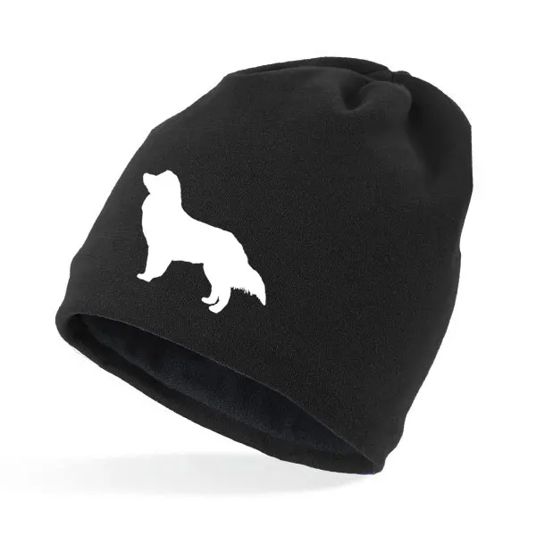 Fleecefodrad Mössa med Miniature American Shepherd