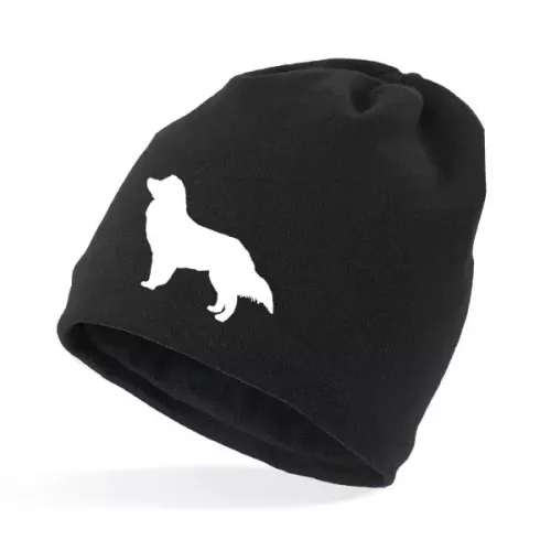 Fleecefodrad Mössa med Miniature American Shepherd