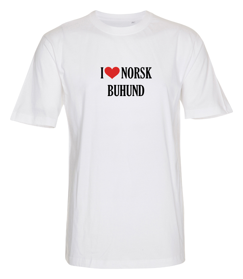 T-shirt "I Love" Norsk Buhund