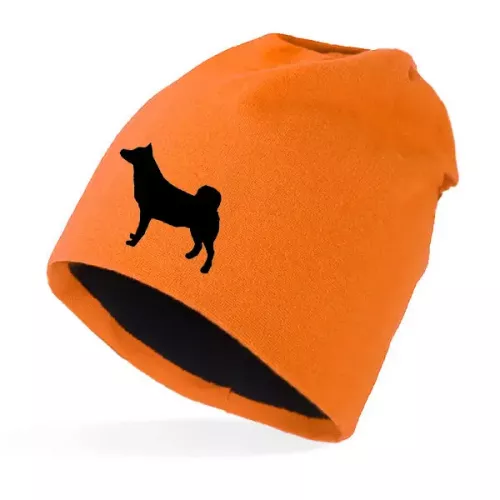 Fleecefodrad Mössa med Norsk Buhund