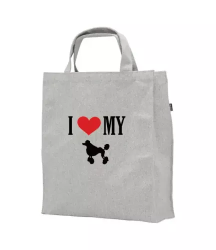 Shoppingkasse med Pudel