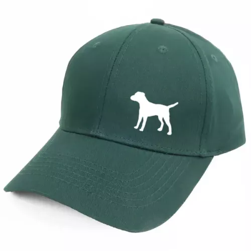 Keps med en Parson Russell Terrier